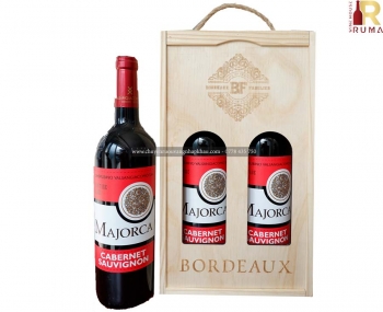 Quà tặng cao cấp 2 chai vang Tây Ban Nha Majorca