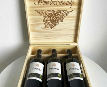 Quà tặng cao cấp 3 chai vang Ý Veronica Rosso