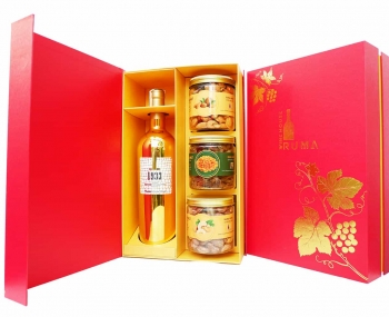 Hộp quà tặng tết rượu vang Ý 1933 Topaz