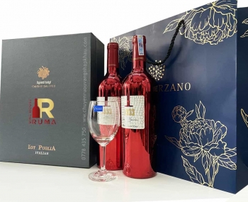 Quà tặng sang trọng 2 chai vang Ý 1933 Ruby (Red Limited)