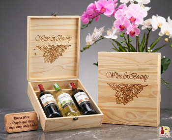 Quà tặng cao cấp 3 chai vang Chile San Marino