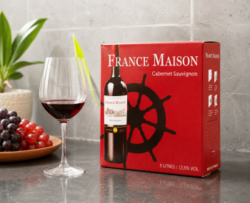 Rượu vang bịch Pháp France Maison 5 lít