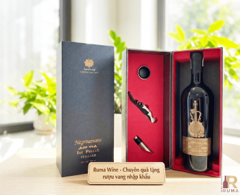 Quà tặng sang trọng HPK 1 chai vang Ý La Chitarra