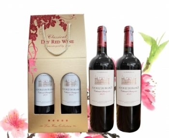 Quà tặng rượu vang giá rẻ Adorez De France