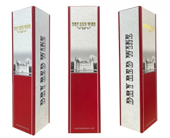 Hộp giấy đựng 1 chai rượu vang làm quà tặng