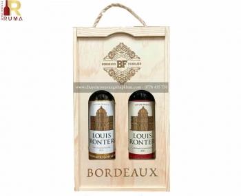 Quà tặng cao cấp 2 chai vang Pháp Louis Frontera