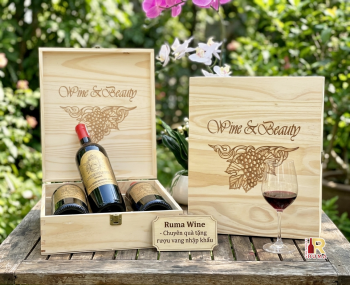 Quà tặng cao cấp 3 chai rượu vang Ý Stefano