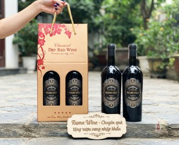 Quà tặng doanh nghiệp giá rẻ vang Marcoli