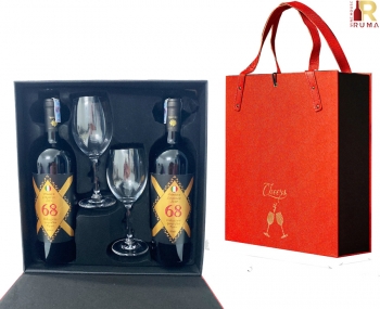 Bộ quà tặng rượu vang tết 68