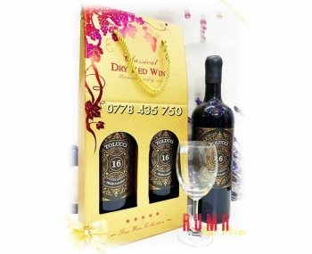 Quà tặng doanh nghiệp giá rẻ rượu vang Tolucci 16 