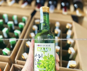 Rượu Soju Hàn Quốc Nami hương vị nho 360ml