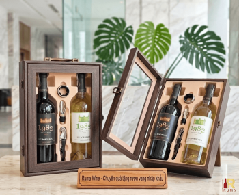 Quà tặng doanh nghiệp 2 chai vang 1982 HK2
