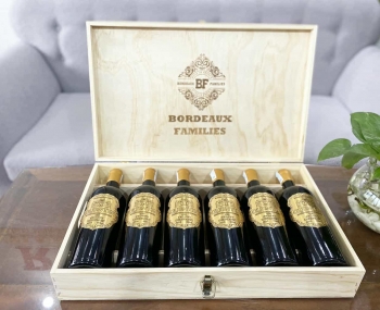 Quà tặng cao cấp 6 chai vang Pháp Quentin