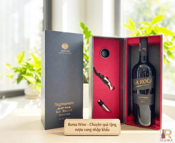 Quà tặng sang trọng HPK 1 chai vang Chile La Roca Reserva
