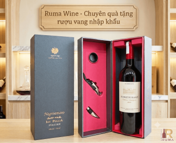 Quà tặng sang trọng HPK 1 chai vang Pháp Adorez De France