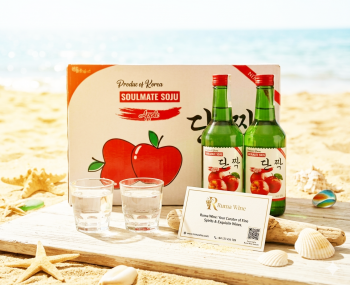 Rượu Soju Hàn Quốc Soulmate Apple 360ml - Hương vị táo