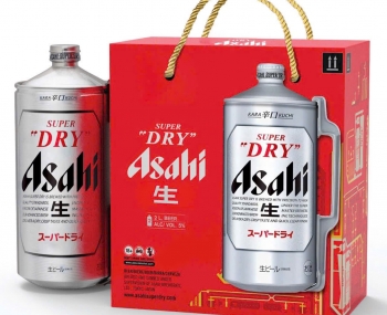 Bom bia Nhật Bản Asahi 2 lít