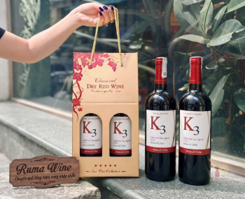 Quà tặng giá rẻ vang Chile K3