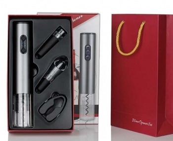 Bộ dụng cụ mở rượu vang bằng điện tự động 4 in 1