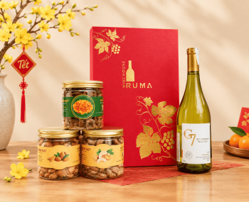 Hộp quà tặng tết rượu vang Chile G7 Chardonnay