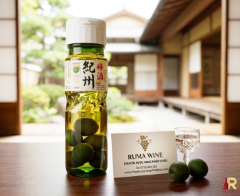 Rượu mơ Nhật Bản Umeshu Nakano Miiri 720ml [có quả]