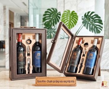 Quà tặng tết doanh nghiệp 2 chai vang Osvaldo HK2