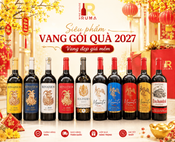 Rượu vang gói quà Tết, vang nội các loại