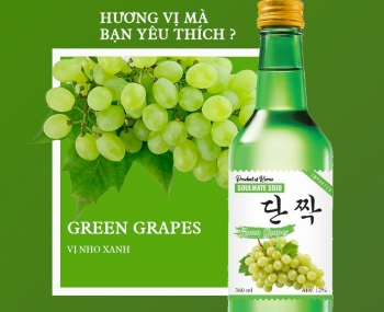 Rượu Soju Hàn Quốc Soulmate Grapes 360ml - Hương vị nho