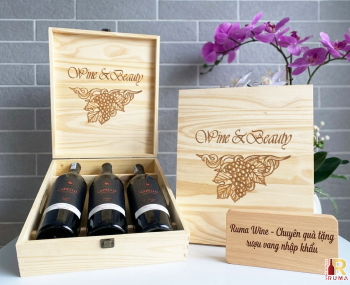 Quà tặng cao cấp 3 chai rượu vang Ý Capello Rosso
