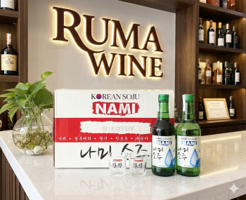 Rượu Soju Hàn Quốc Nami vị nguyên bản 360ml