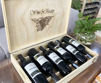 Quà tặng cao cấp 6 chai vang Ý Veronica Rosso