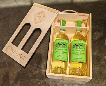 Quà tặng cao cấp 2 chai rượu vang Pháp Chales Gary