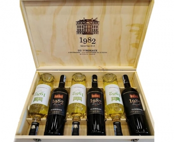 Quà tặng cao cấp 6 chai vang Pháp 1982