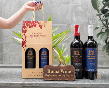 Quà tặng rượu vang Chile giá rẻ Osvaldo