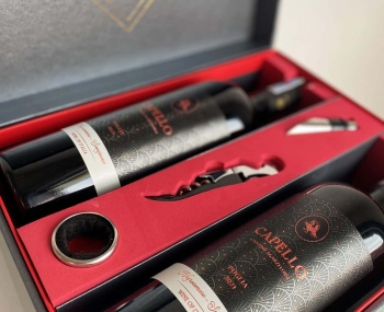 Quà tặng sang trọng 2 chai vang ý Capello