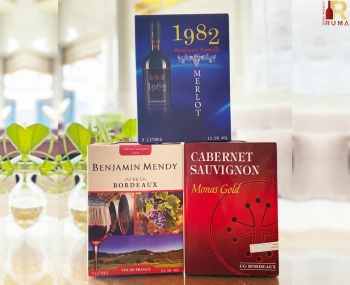 Combo 3 bình vang bịch 3 lít Pháp nhập khẩu