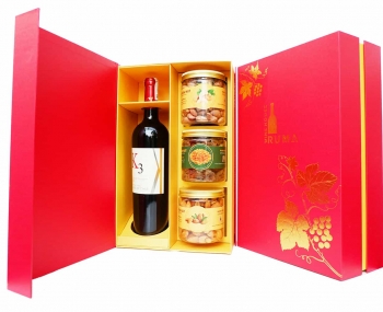 Hộp quà tặng tết rượu vang Chile K3