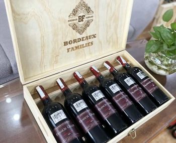 Quà tặng cao cấp 6 chai rượu vang Pháp Francis Gillot Cabernet Sauvignon