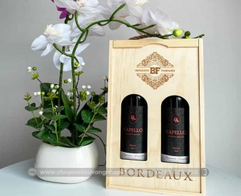 Quà tặng cao cấp 2 chai vang Ý Capello