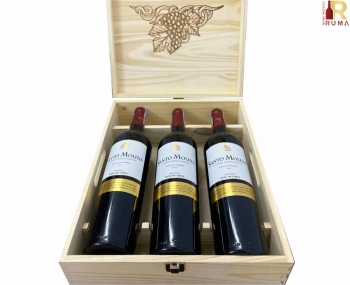 Quà tặng cao cấp 3 chai vang Chile San Marino