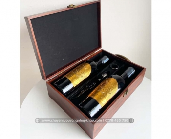 Bộ quà tặng tết 2 chai rượu vang Ý Tolucci 17