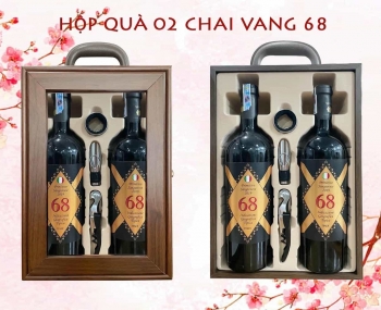 Quà tặng tết doanh nghiệp vang 68