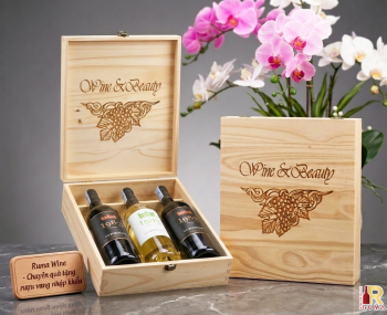 Quà tặng cao cấp 3 chai rượu vang Pháp 1982