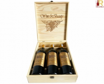 Quà tặng cao cấp 3 chai rượu vang Pháp Nicolas