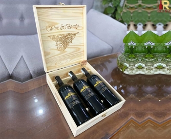Quà tặng cao cấp 3 chai rượu vang Ý Sole D'Italia