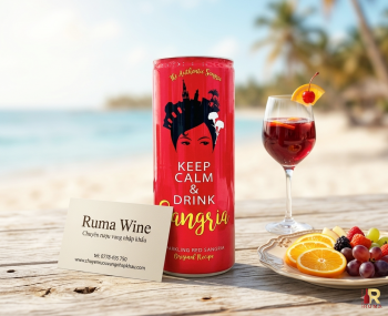 Rượu sparkling Sangria đỏ 250ml