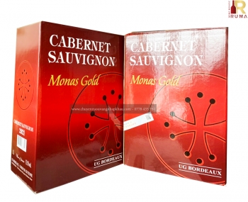 Rượu vang bịch Pháp Monas Gold 3 lít