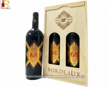 Quà tặng cao cấp 2 chai vang Ý 68