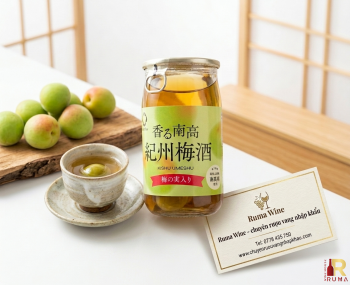 Rượu mơ Nhật Bản Nakano Umeshu 160ml [có quả]