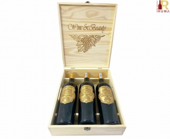 Quà tặng cao cấp 3 chai rượu vang Pháp Quentin